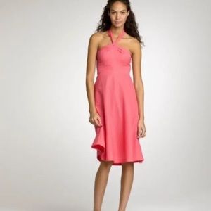 NWOT J Crew Embossed Aubrey Dress Brown 16